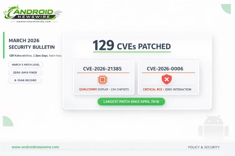 March 2026 Android Security Bulletin: 129 Vulnerabilities Patched — The Largest Single-Month Fix in Eight Years
