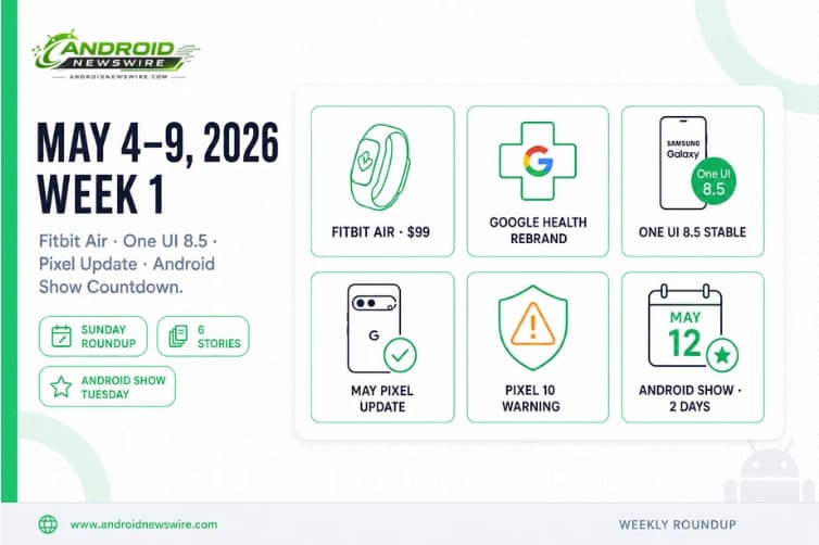 Top Android Stories: May 4–9, 2026 — Your Sunday Briefing Before the Biggest Android Week of the Year