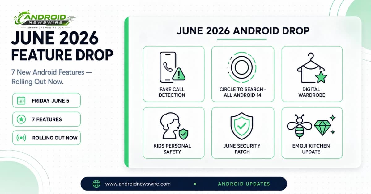 June 2026 Android Drop: Fake Call Detection & 7 New Features