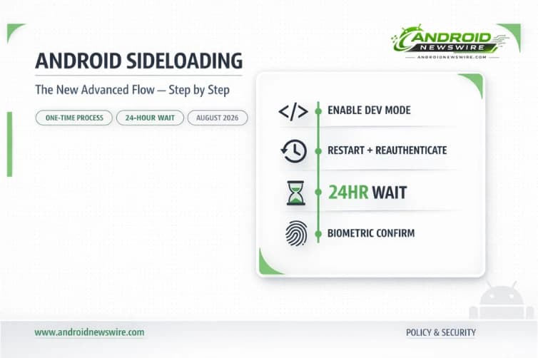 Google Just Revealed the Full Android Sideloading Process for Power Users – Including a 24-Hour Wait