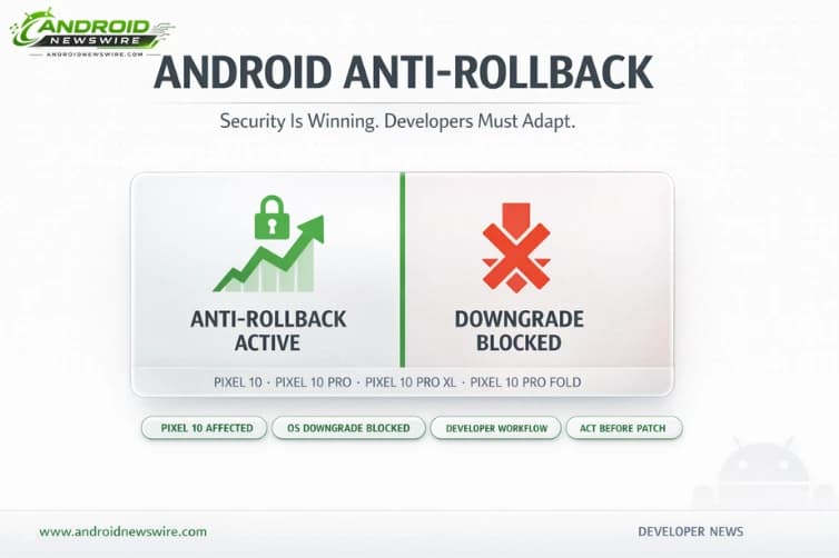 Google’s Android Anti-Rollback Is Getting Stricter — What Developers Must Know Now