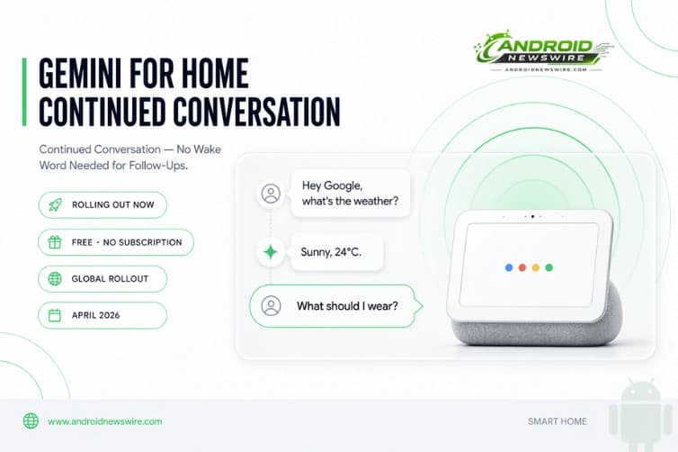 Gemini for Home Finally Gets Continued Conversation — No More Repeating “Hey Google” for Every Follow-Up