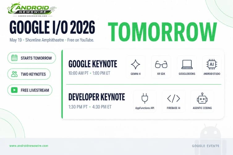 Google I/O 2026 Starts Tomorrow — Here Is Everything Still to Come After Last Week’s Android Show