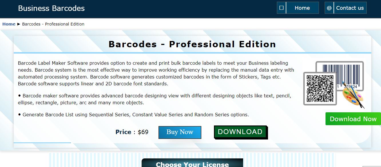 Business Barcode Generator