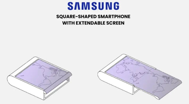 Square-shaped Samsung Smartphone