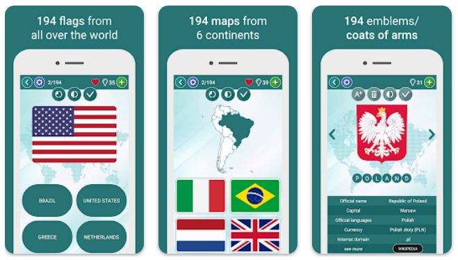 Geography Quiz - World Flags