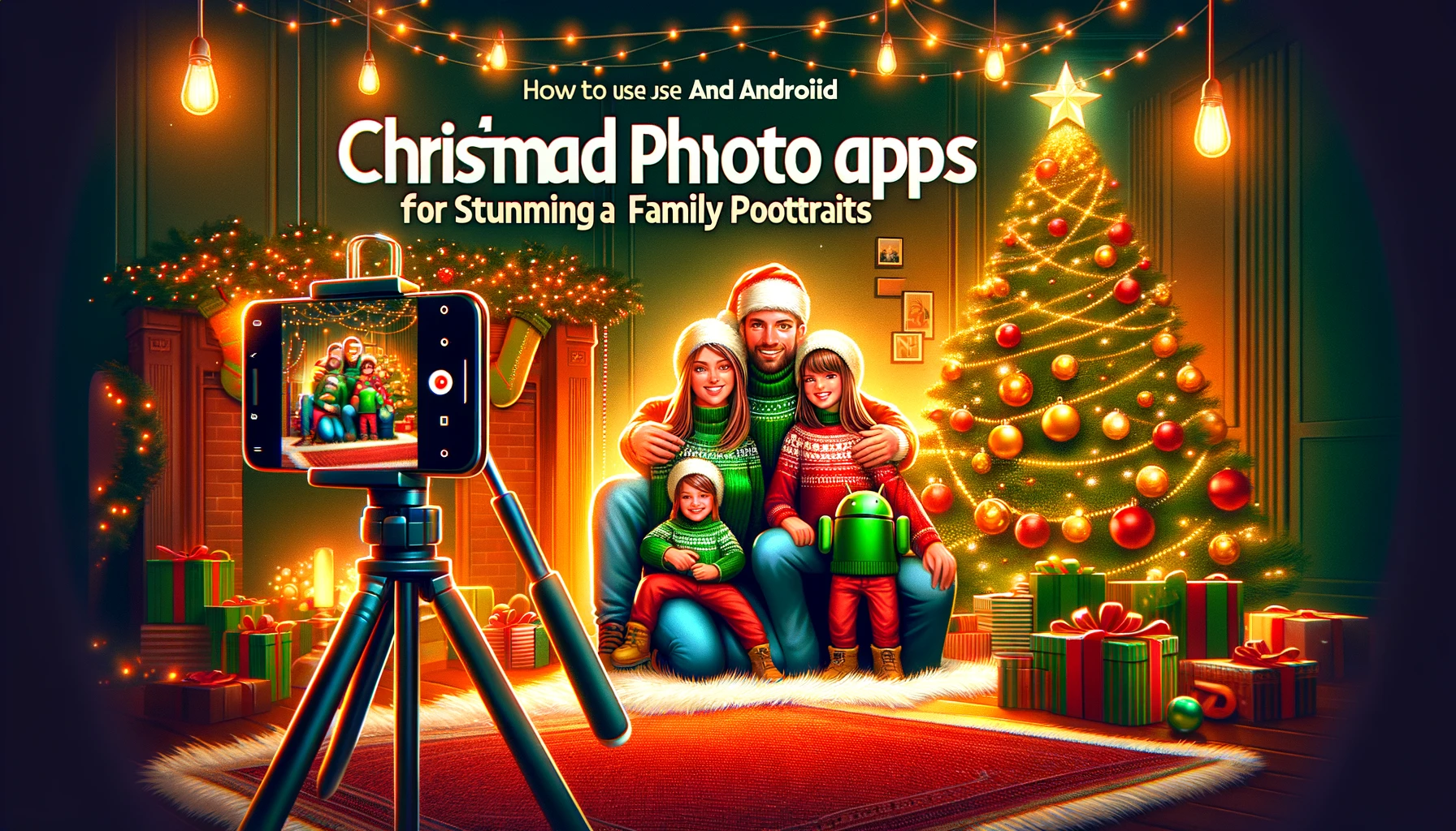 How to Use Android Photo Apps for Stunning Christmas Family Portraits